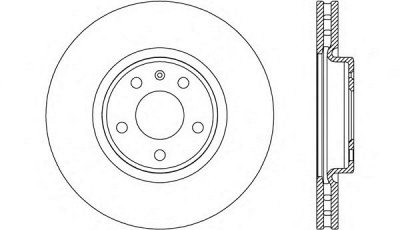 OPEN PARTS bdr261720 -  Тормозной диск